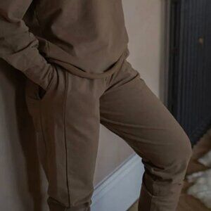 The Simple Folk Womens Sweatpant Maple Small